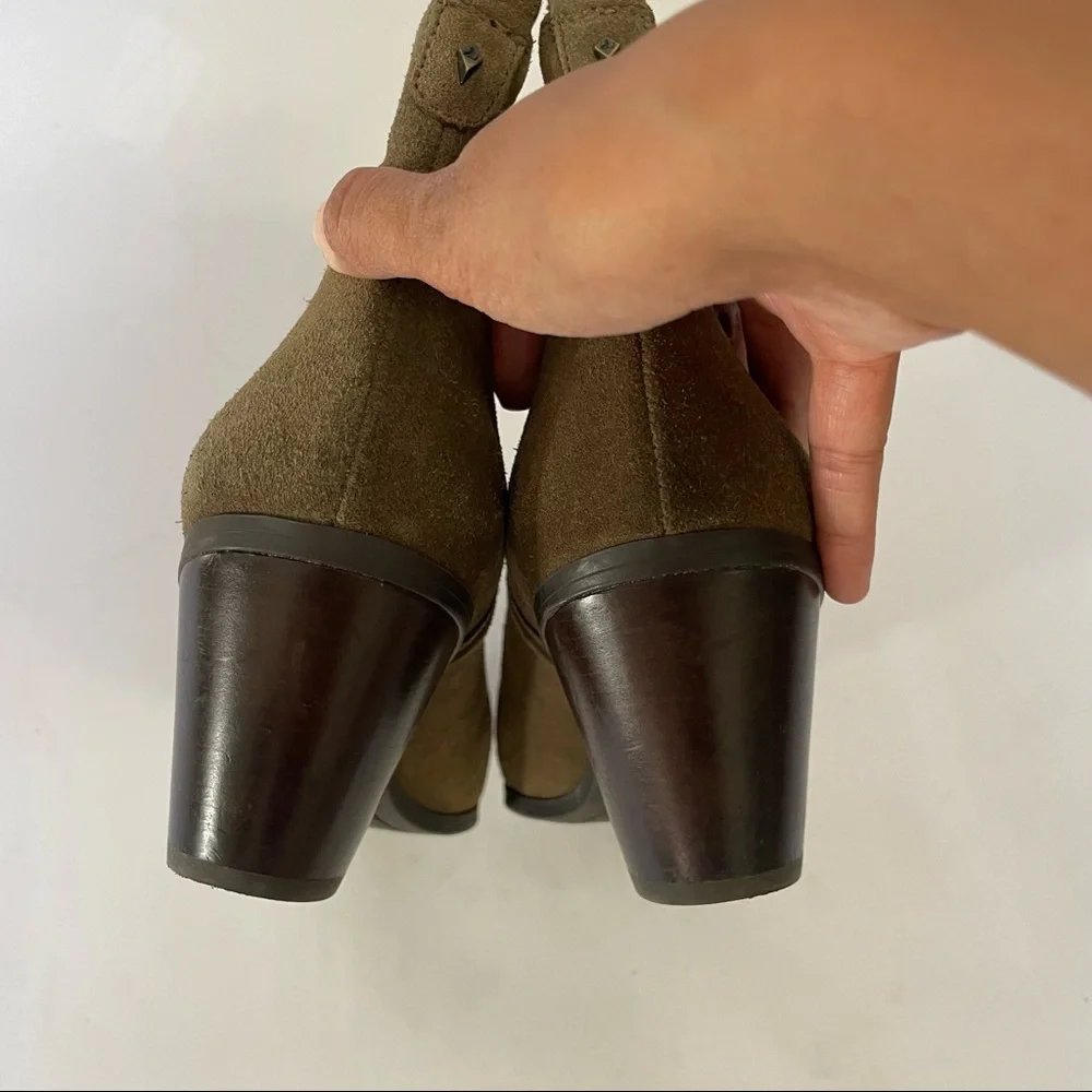 Sam Edelman Suede Ankle Boots, sz 9 - Picture 2 of 9